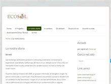 Tablet Screenshot of ecosol-fidenza.it
